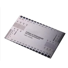 Струнный датчик линейки руководство по установке гитары измерительная вилка бас lutier инструмент седло слот глубина гайка высота аксессуары для гитары 8