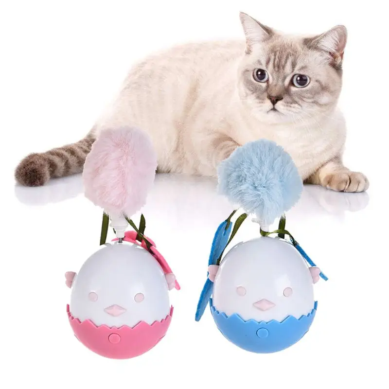 Забавная игрушечная кошка Электрический стакан кошка котенок интерактивный игрушки RotateMotion игрушечное яйцо X4YD