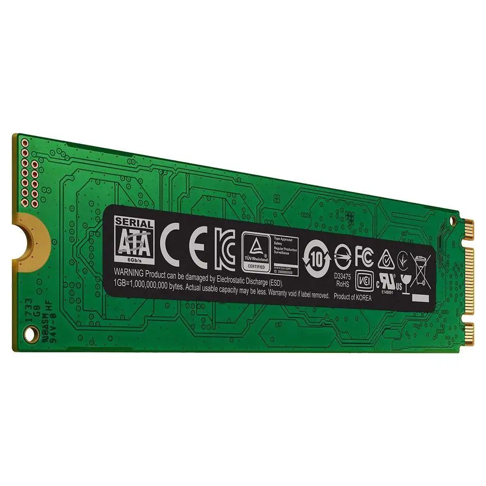Samsung 860 EVO M.2 внутренний SSD 250 ГБ 500 1 ТБ SATA3 Интерфейс Max Скорость 550 МБ/с. твердотельный накопитель