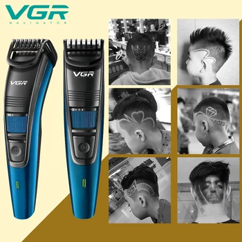 

VGR052 Electric Hair Trimmer Rechargeable Professional Electric Hair Clipper Buddha Trimmer Magic Clip Cordless Babyliss clipper