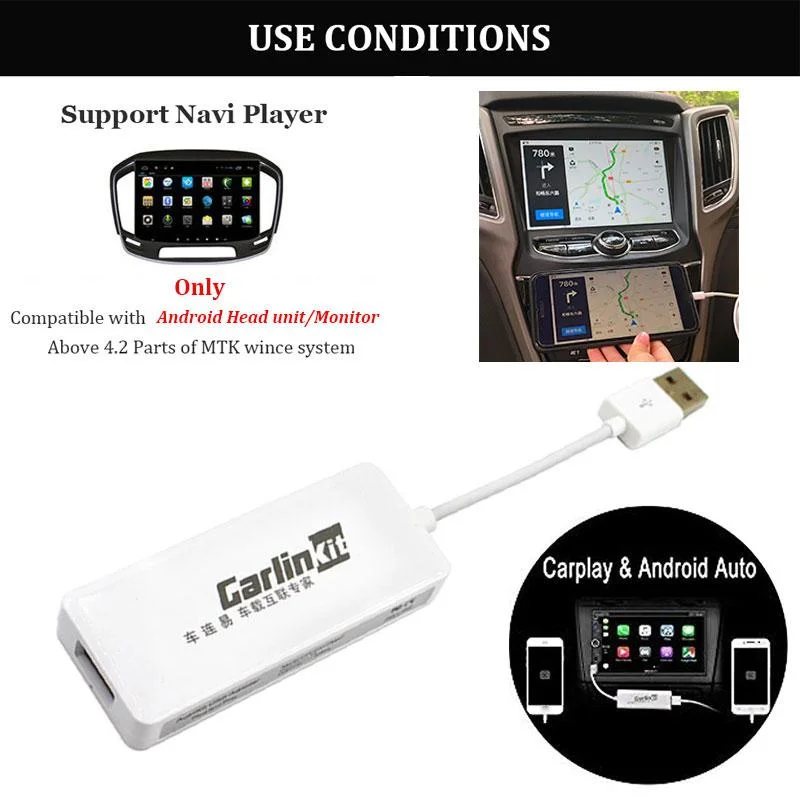 Carlinkit Wireless Smart Link for Apple CarPlay Dongle for Android  Navigation Player Mini USB Carplay Stick with Android Auto - Price history  & Review, AliExpress Seller - Szyiqitrading Store