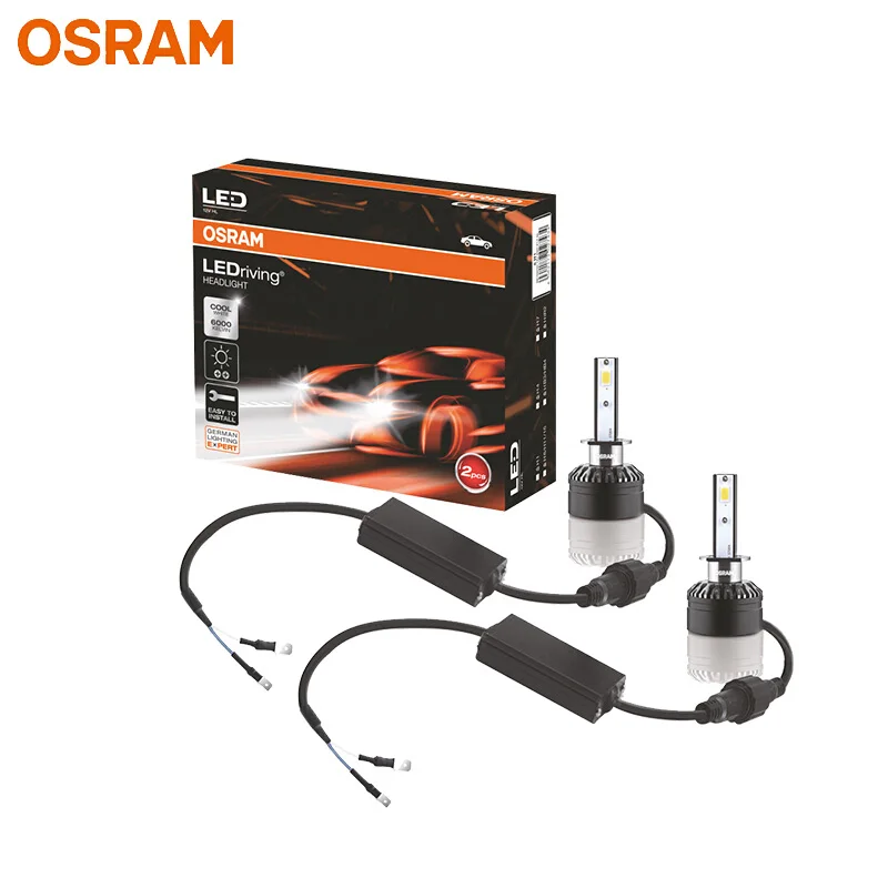 Osram H1 Led Headlight Xlz 12v 25w Hl 6000k Cool White Led Car Lamps Original Auto Bulbs 50 Bright Conversion Kits cw 2x Car Headlight Bulbs Led Aliexpress
