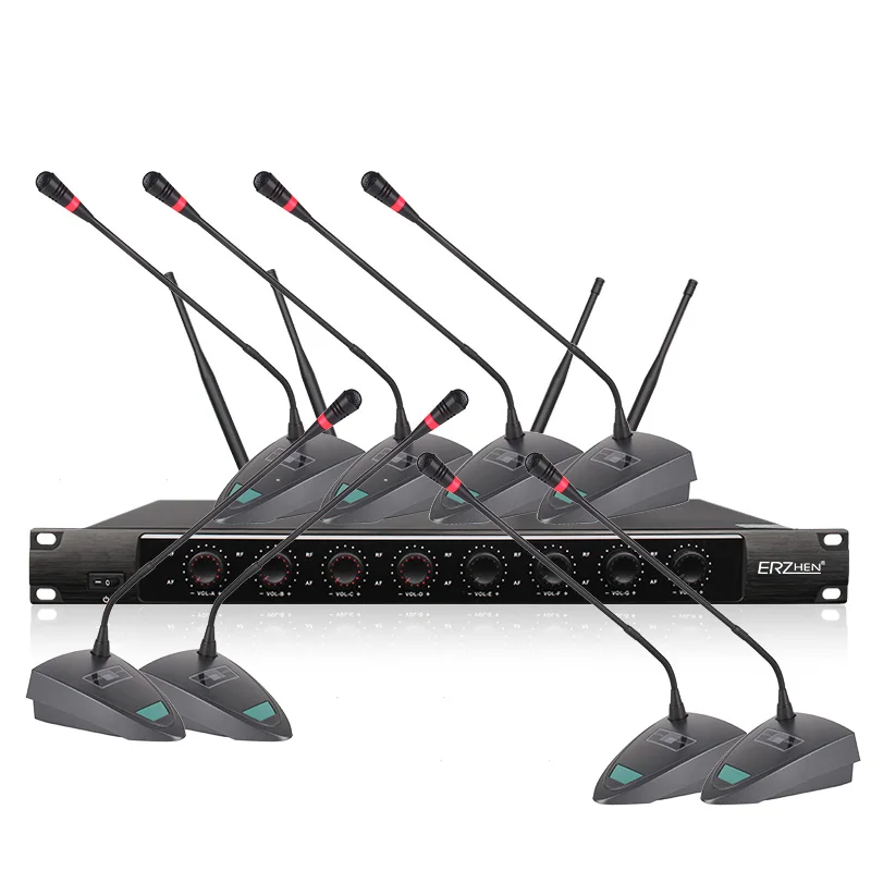 

Professional wireless microphone system eight-channel wireless conference microphone dedicated conference room school teaching