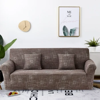 

Sectional Sofa Cover Spandex Wrap All-inclusive Slip-resistant Couch Cover For Living Room Furniture Slipcovers cogines para