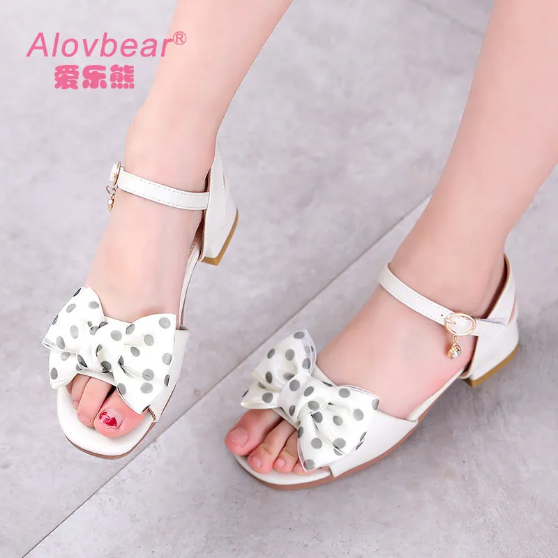 

Guangzhou Brand CHILDREN'S Shoes Summer New Style Children Small High-heeled Sandals Princess Shoes Fashion Korean-style GIRL'S