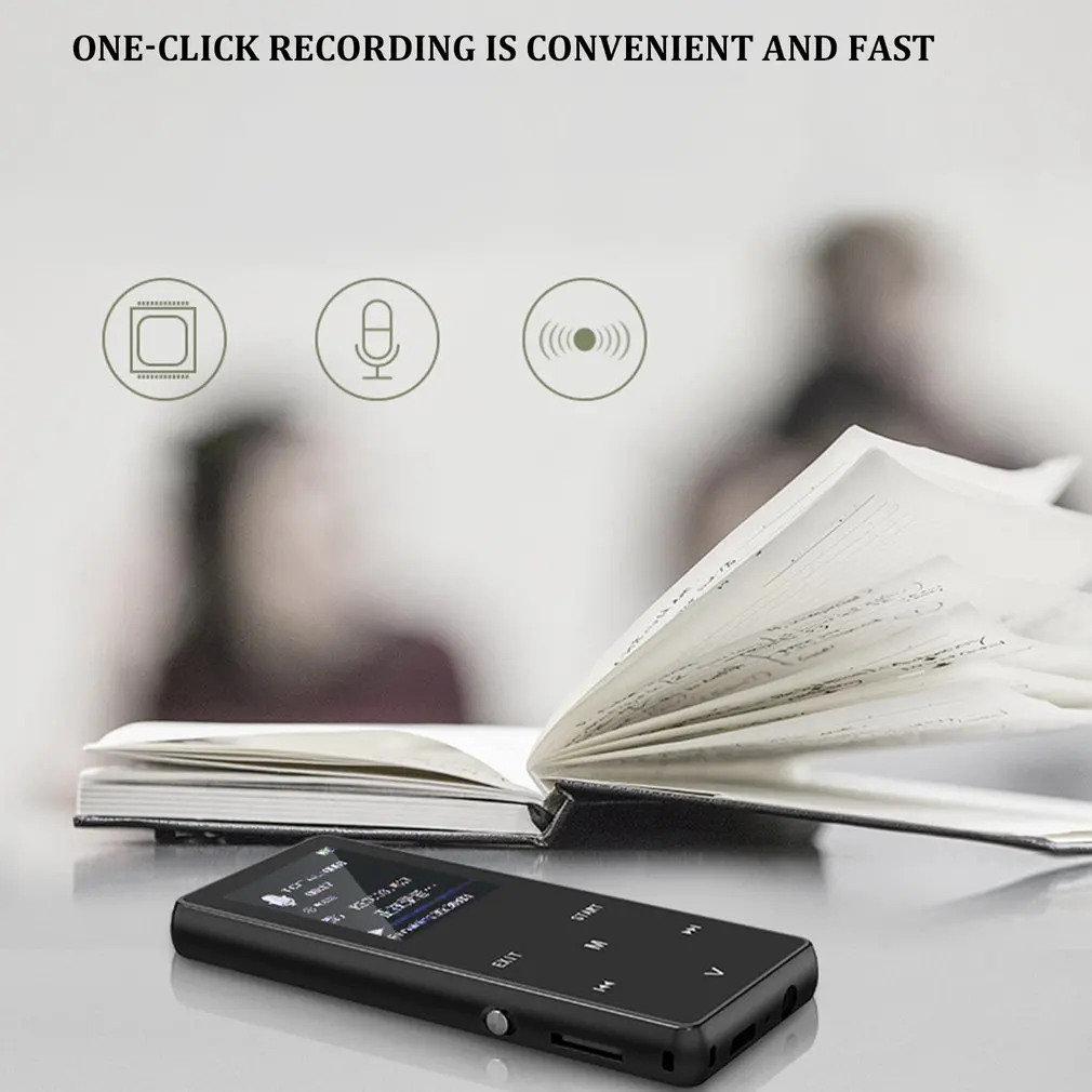 Роскошный Металлический MP4 плеер Bluetooth плеер портативный тонкий MP3 MP4 медиа 1,8 дюймов 8 ГБ/16 Гб музыкальный плеер подарок FM Hi-Fi Walkman