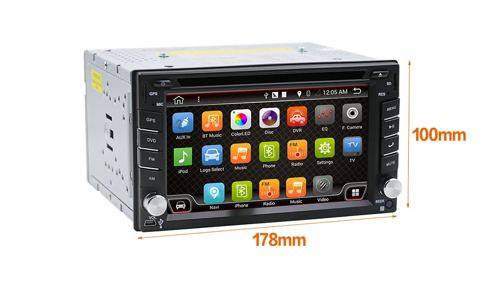 2 din Android 10 0 автомобильный dvd для nissan qashqai x trail almera juke Универсальный Автомобильный