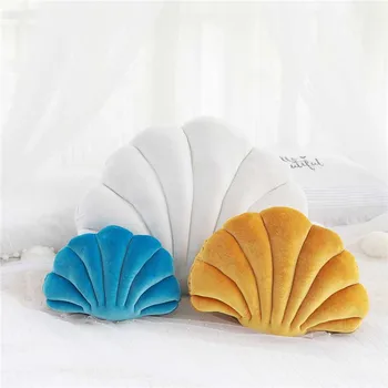 

Sea Shell Simulation Plush Cushion Pillow Children's Birthday Large Pillow Aquarium Throw Decoration Girl Gift Doll