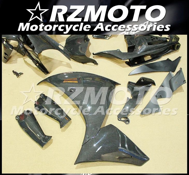 ABS мотоцикл обтекатель комплект для YAMAHA YZF R1 2012- год кузов водопроводный процесс углеродное волокно краска магазин № 1590