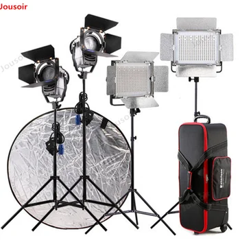 

LED320S+100W Photography Light LED Film and TV Lighting 2-3 People Live Interview Video Recording Shooting Set CD50 T03