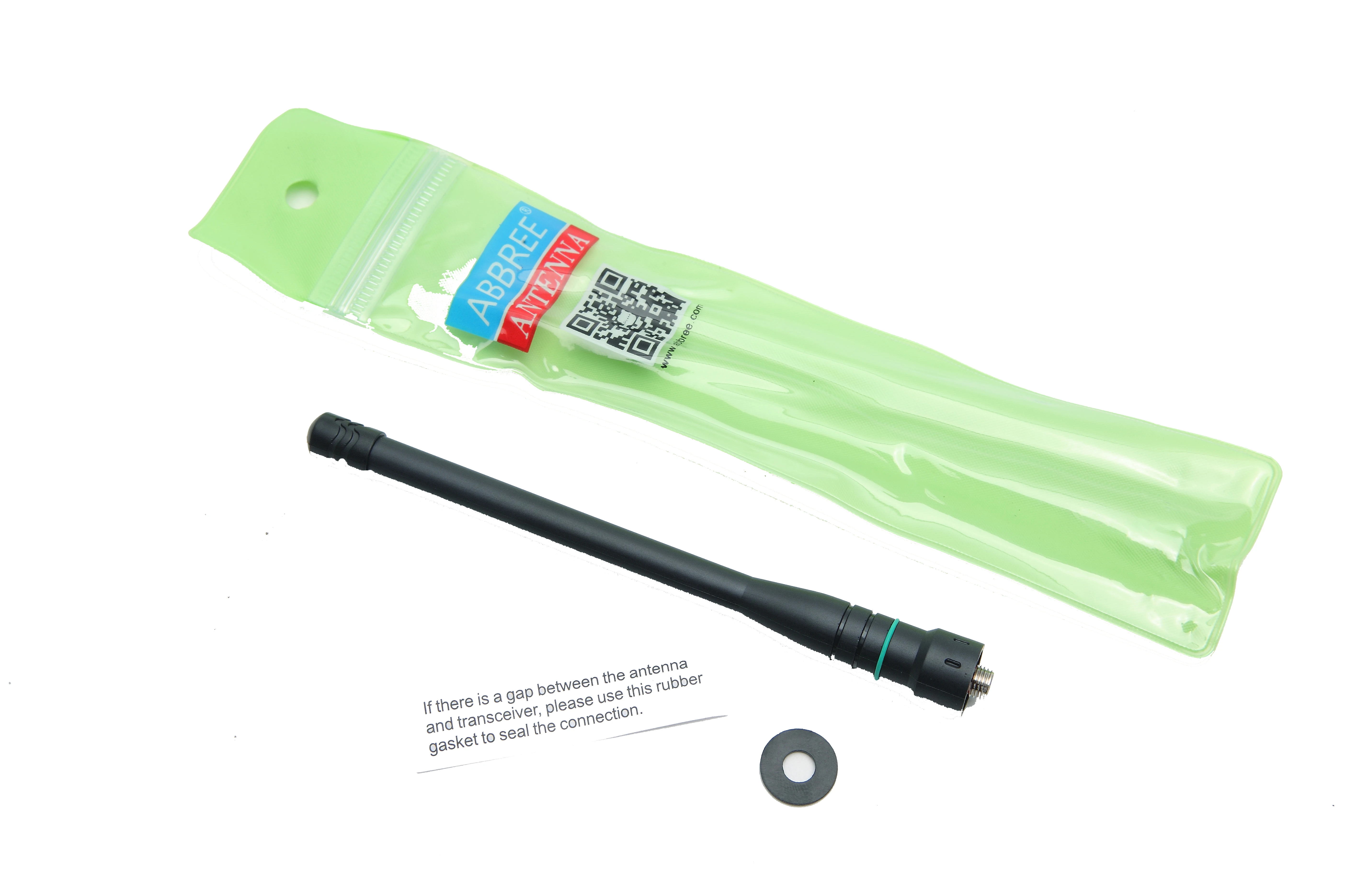 Abbree AR 775 телескопическая SMA Female VHF UHF 144/430MHz двухдиапазонная антенна для