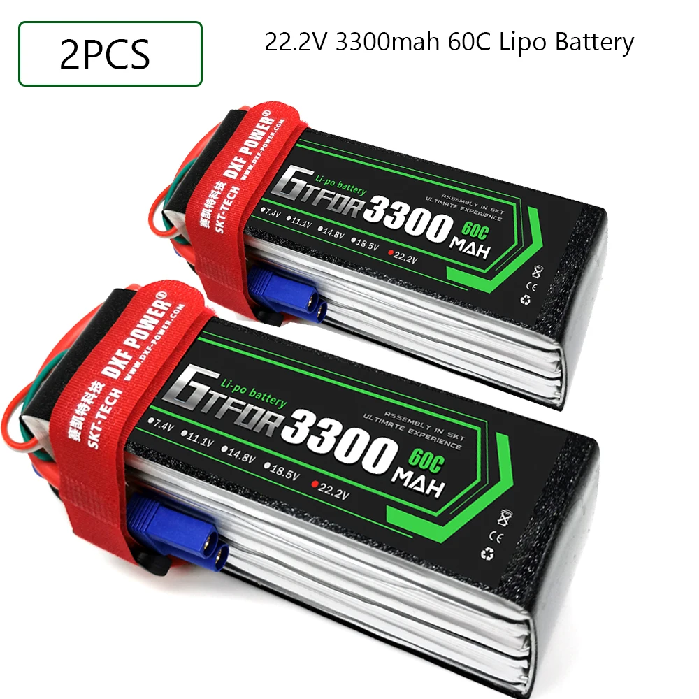 GTFDR 3300 мАч 22 2 в 60C 120C Lipo батарея 6S XT60/DEANS/XT90/EC5 для AKKU дрона FPV грузовика четыре axi