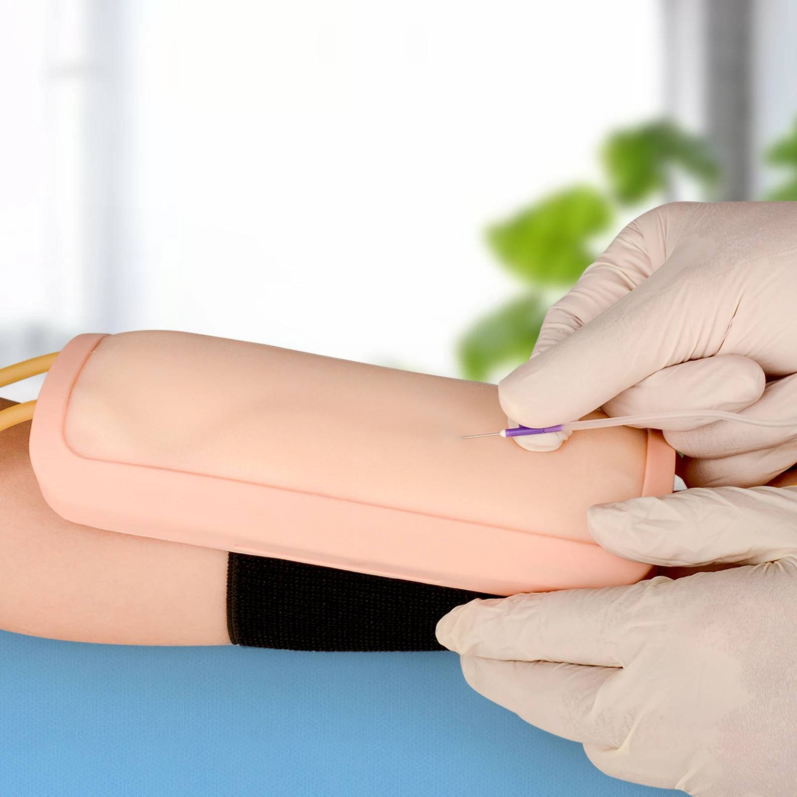 Venipuncture IV Injection Training Pad Silicone Arm for EMT-B Paramedic PA RN or MD | Канцтовары для офиса и дома