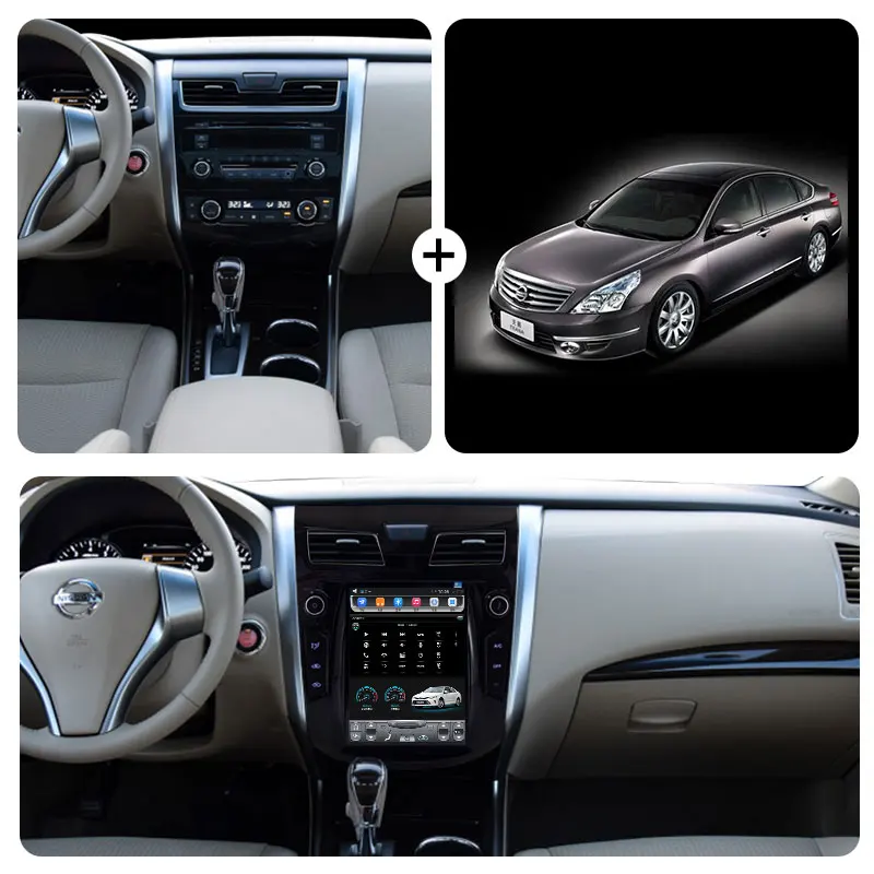 10 4 &quotANDROID 9 1 автомобильный Радио мультимедийный видео плеер для Nissan Teana Altima 2013 2018