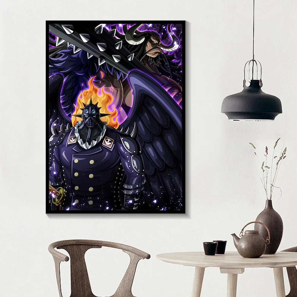 Waliicorners Wall Art Canvas Anime Poster One Piece Kaido And King Shanks And Ben Beckman Big Mom Katakuri 6 Hc5f973d060dd4abebc84801d116c3ba8m