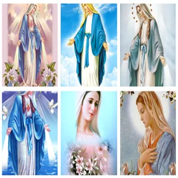 

Religious DIY Diamond Painting 5D Full of Virgin Mary's Prayers