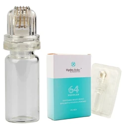 Microneedle Derma Roller System Hydra Roller With Serum 64 Needles Hydra Roller