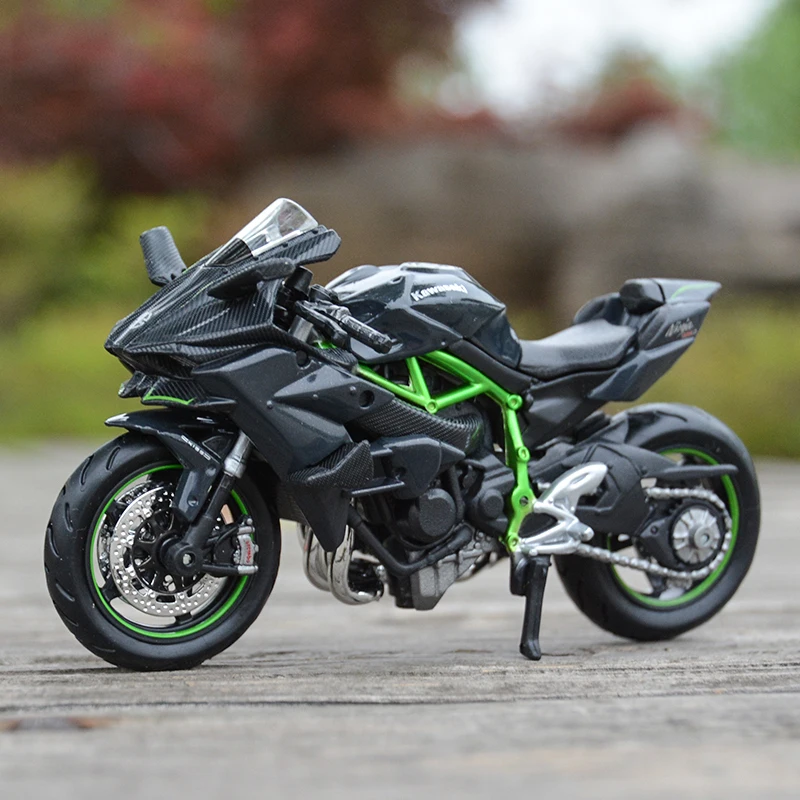 Maisto 1:18 Kawasaki H2 R Ninja Static Die Cast Vehicles Collectible Hobbies Motorcycle Model Toys 2