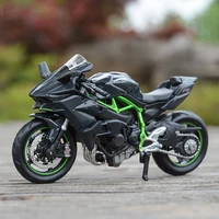 Maisto 1:18 Kawasaki H2 R Ninja Static Die Cast Vehicles Collectible Hobbies Motorcycle Model Toys 2