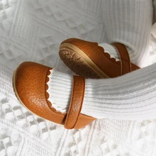 

Baby Shoes Baby Boy Girl Shoes Leather Rubber Sole Anti-slip Toddler First Walkers Infant Crib Shoes Newborn Girl Moccasins