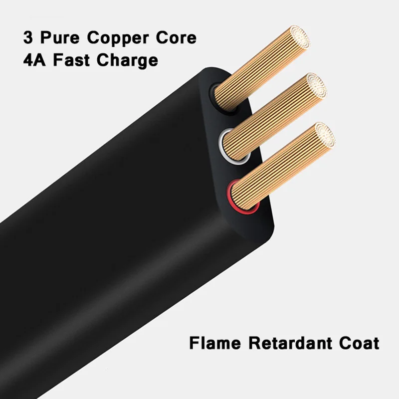 Cafele 4.0A USB кабель с возможностью быстрой зарядки для Iphone samsung huawei Xiaomi телефонный кабель микро-usb для быстрой зарядки