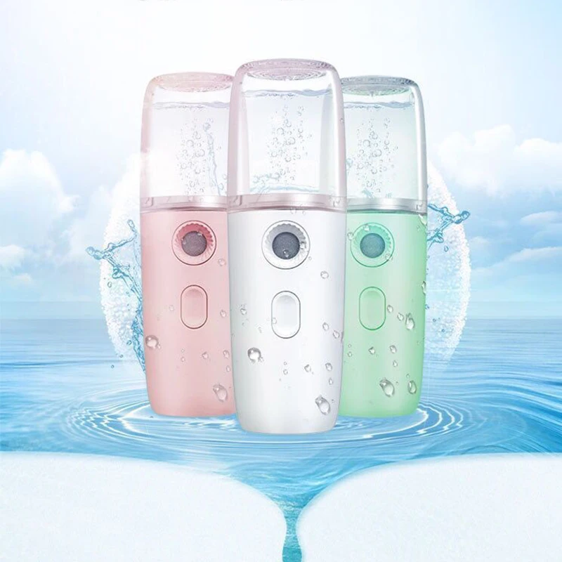 

30ml Portable Nano Mist Sprayer Facial Body Nebulizer Steamer Moisturizing Skin Care Mini USB Face Spray Beauty Instruments