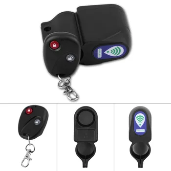 

Bicycle Wireless Remote Control Anti-Theft Alarm, Shock Vibration Sensor Bicycle Bike Security Alertor Cycling Lock