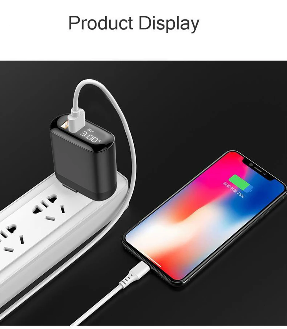 SeenDa 18 Вт USB C PD зарядное устройство для iPhone 11 Pro Max Xs type C PD 3,0 зарядное устройство для мобильного телефона светодиодный дисплей type-c PD USB зарядное устройство