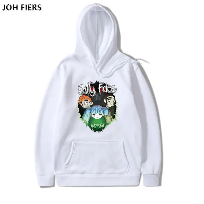 

Sally face cosplay Print Wild High Quality Large Size Men Hoodie Fashion Brand High Street Japanese Casual Hoodies Sweatshirts