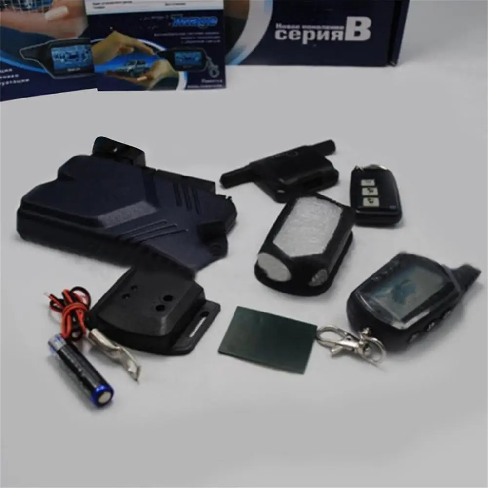 Для TYRESAFE B9 Двусторонняя Автомобильная сигнализация система охранной сигнализации двусторонняя сигнализация Пульт дистанционного управления с B9 автомобильная система сигнализации загрузки