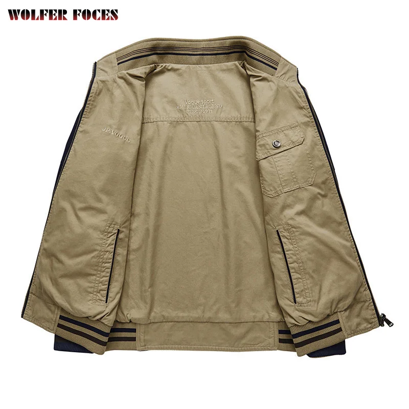 2021 The New Listing Casual Jacket Stand Collar Men's Youth Wear Large Coat On Both Sides M-6XL Factory Favourite Panic Buying