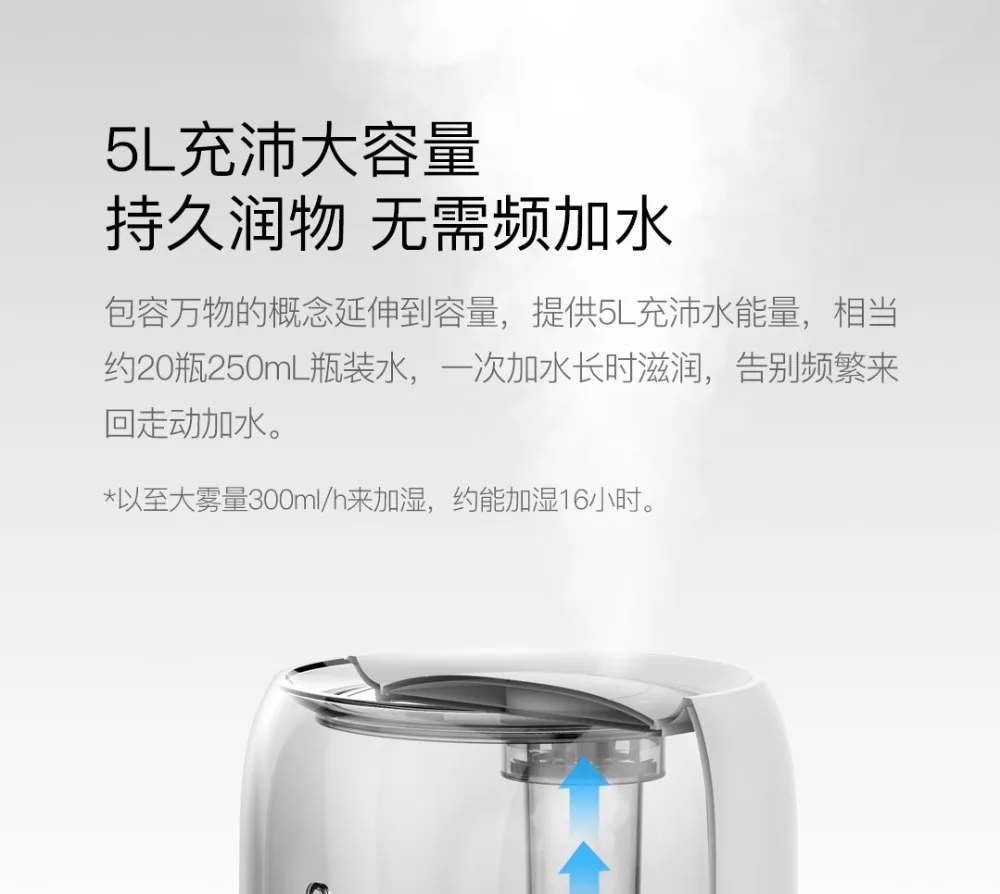 Xiaomi Mijia Deerma увлажнитель DEM-F800 увеличение емкости бомба Крышка бытовой немой спальня офис ароматерапия машина