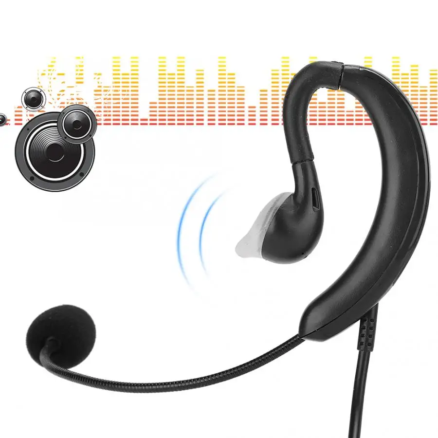 earbud Ear Hook Headset USB Headphone Computer Notebook Accessory for Skype QQ MSN audifono Notebook Headset