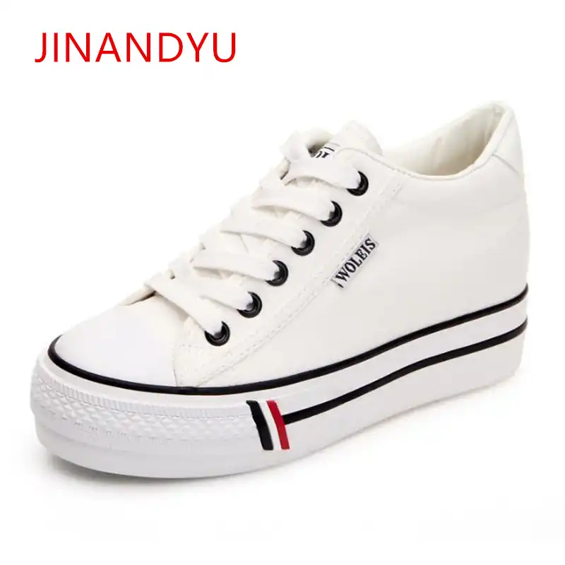 white chunky ladies trainers