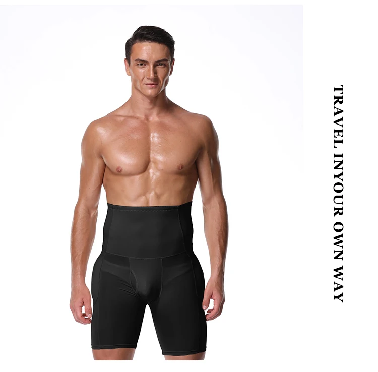 

Men Body Shaper Slimming Control Panties Waist Trainer Butt lifter Men's hip design abdomen shorts Shapers Control