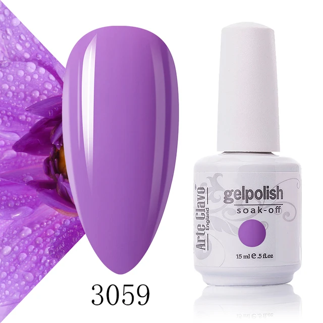 Arte Clavo 131 Colors Gel Polish Nail Gel Varnish Paint Semi Permanent Nails Art Gel Nail Polish For Manicure Top Coat Base Coat 3059