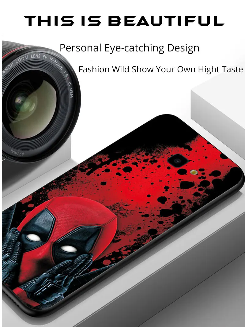 Чехол для samsung Galaxy J5 Prime, мягкий черный ТПУ чехол с рисунком героев Марвел, чехол s для samsung J2 J5 J7 Prime, задняя крышка