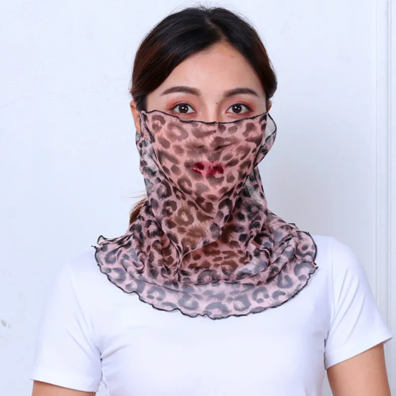 Style 4 Новинка, маска для женщин, маска для лица, летняя, нагрудник, Женский рукав, маска, шарф, женский шарф, защита от ультрафиолета, Солнцезащитная Сетчатая Маска - Цвет: Style 4