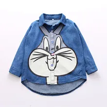 Модная летняя одежда с кроликами из мультфильма Багги детские