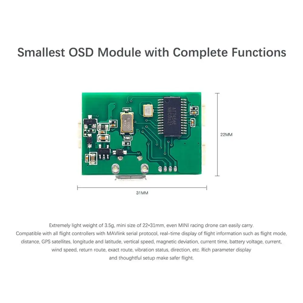 Mini PIX/Pixhawk плата контроллера полета Радиолинк для мини OSD FPV RC Racing DroneModule данные