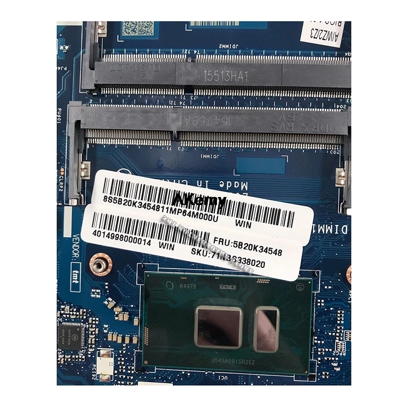 LA-C851P материнская плата для ноутбука lenovo Ideapad 500-14ISK оригинальная материнская плата I5-6200U с видеокартой