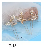 3 шт./лот золотые свадебные заколки для волос жемчуг свадебный цветок с кристаллами шпильки невесты Стразы заколки для волос листья парики женские
