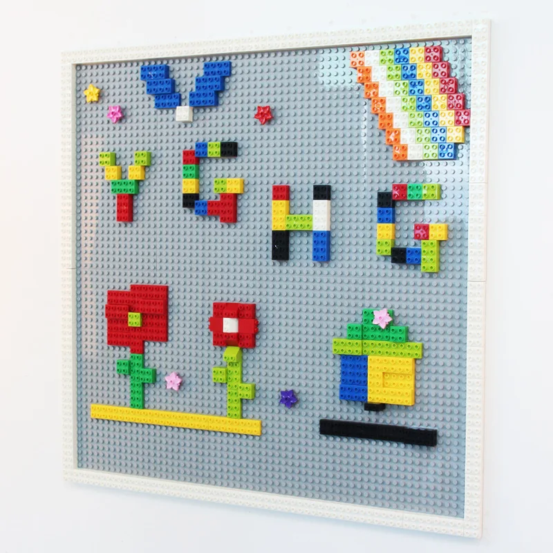 

King's Large Particles Building Blocks Wall Children Kindergarten Early Childhood Building Blocks Wall Construction Fight Insert