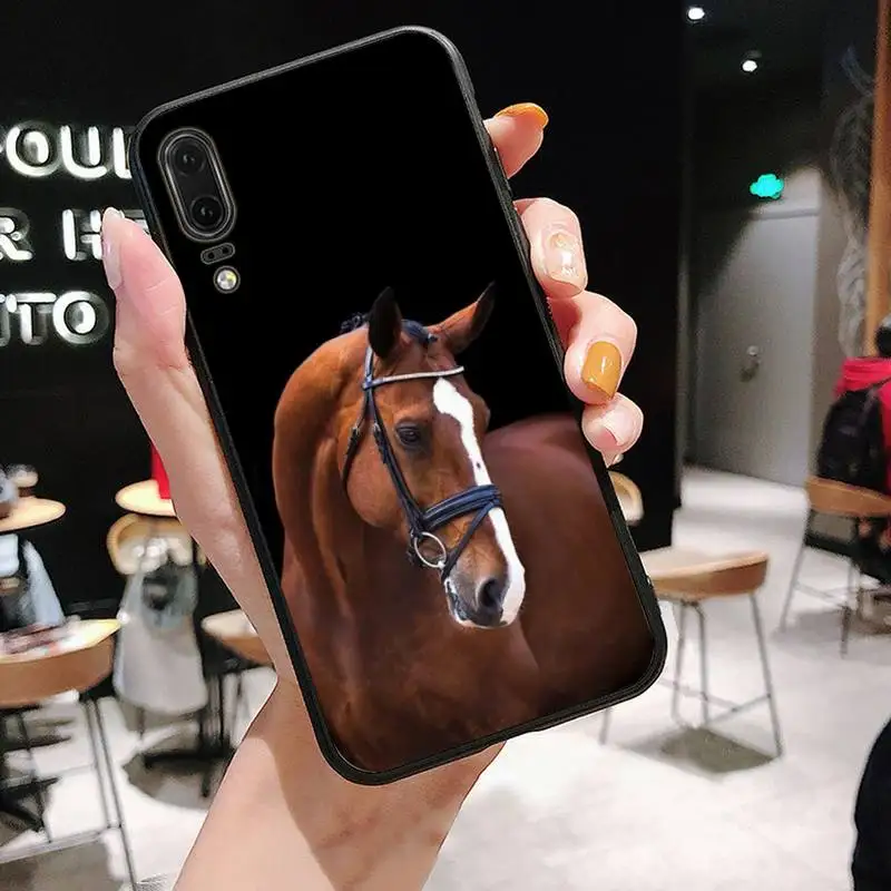 huawei waterproof phone case Horse animal painting pattern Luxury Phone Cover For Huawei P9 P10 P20 P30 Pro Lite smart Mate 10 Lite 20 Y5 Y6 Y7 2018 2019 huawei pu case Cases For Huawei