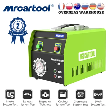 MR CARTOOL T105 Automotive Smoke Machine Dual-Modes Car EVAP System Leak Tester Fuel Leakage Detector Smoke Generator For Cars 1