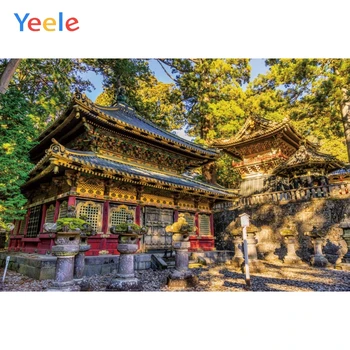

Yeele Landscape Portrait Ancient Wood Shrine Forest Photography Backdrops Personalized Photographic Backgrounds For Photo Studio
