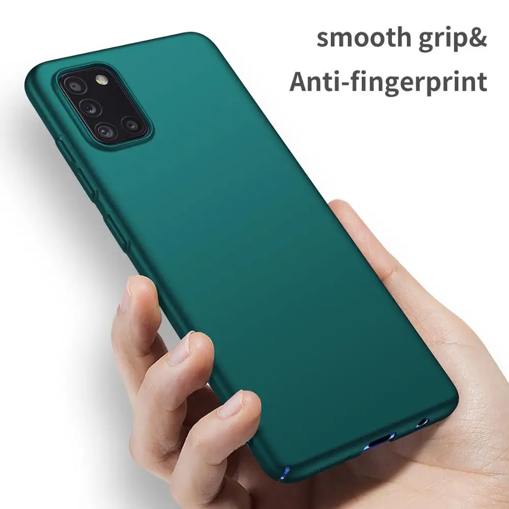 Чехол для Samsung Galaxy A31 Высококачественный жесткий Тонкий матовый защитный задний