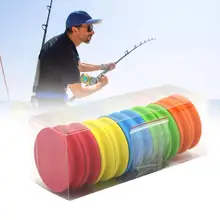 Fishing Line Winder 10Pcs Round Coils Reel Board Organizer Tackle Fish Supplies