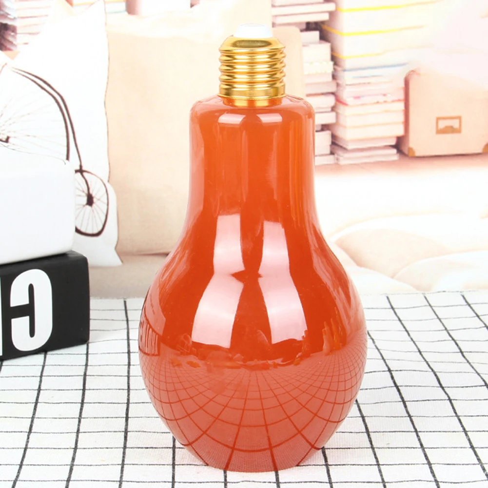 Светодиодный светильник со светящимися лампочками, бутылка для воды, милый светильник с молочным соком
