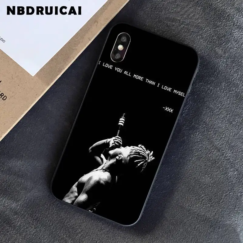 Чехлы Xxxtentacion для телефонов iPhone 11 Pro Max X 6 7 8 Plus 5 6S SE мягкий силиконовый черный чехол
